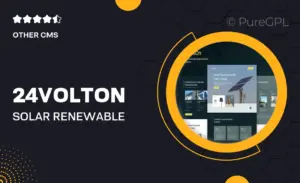 24Volton – Solar & Renewable Energy Elementor Template Kit