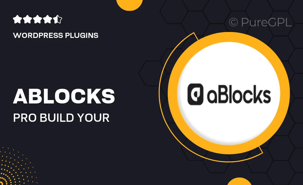 aBlocks Pro – Build Your Dream Website With Powerful aBlocks