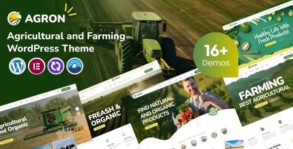 agron agriculture organic farm wordpress theme 1