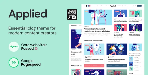 applied essential blog theme for modern content creators 1
