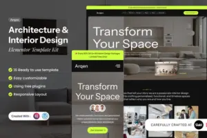 Arqen – Architecture & Interior Design Elementor Template Kit