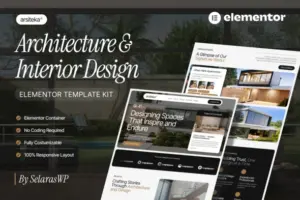 Arsiteka – Architecture & Interior Design Elementor Template Kit