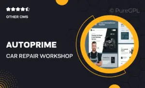 AutoPrime – Car Repair & Workshop Elementor Template Kit