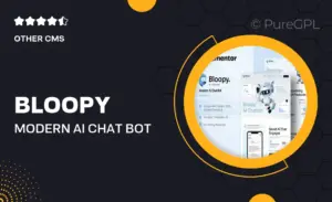 Bloopy – Modern AI Chat Bot Elementor Template Kit