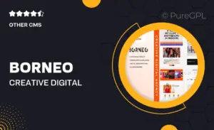 Borneo – Creative Digital Agency Elementor Template Kit