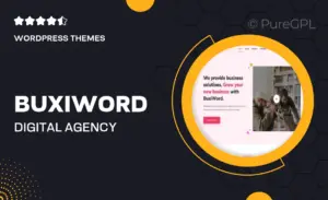 Buxiword – Digital Agency WordPress Theme
