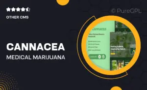 Cannacea – Medical Marijuana Elementor Template Kit