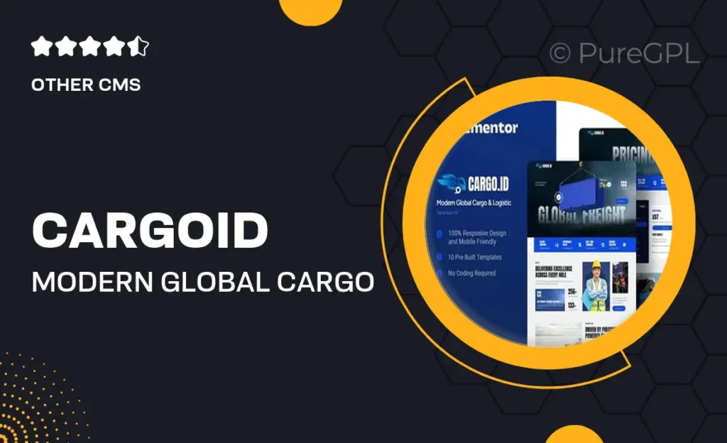 Cargoid – Modern Global Cargo & Logistic Elementor Template Kit 4 Cargoid – Modern Global Cargo & Logistic Elementor Template Kit