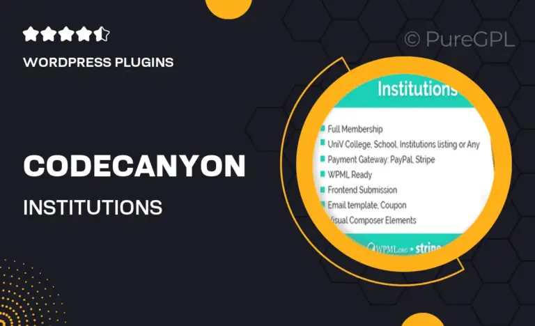 codecanyon institutions directory