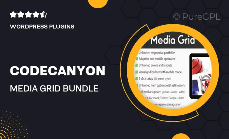 codecanyon media grid bundle pack