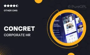 Concret – Corporate HR & Recruitment Agency Elementor Template Kit