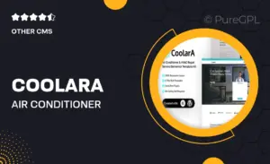 Coolara – Air Conditioner & HVAC Repair Service Elementor Template Kit