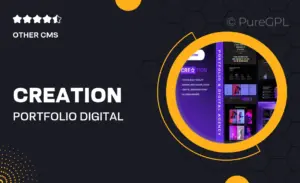 Creation – Portfolio & Digital Agency Elementor Template Kit