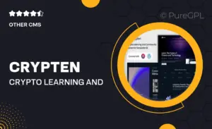 Crypten – Crypto Learning and Community Elementor Template Kit