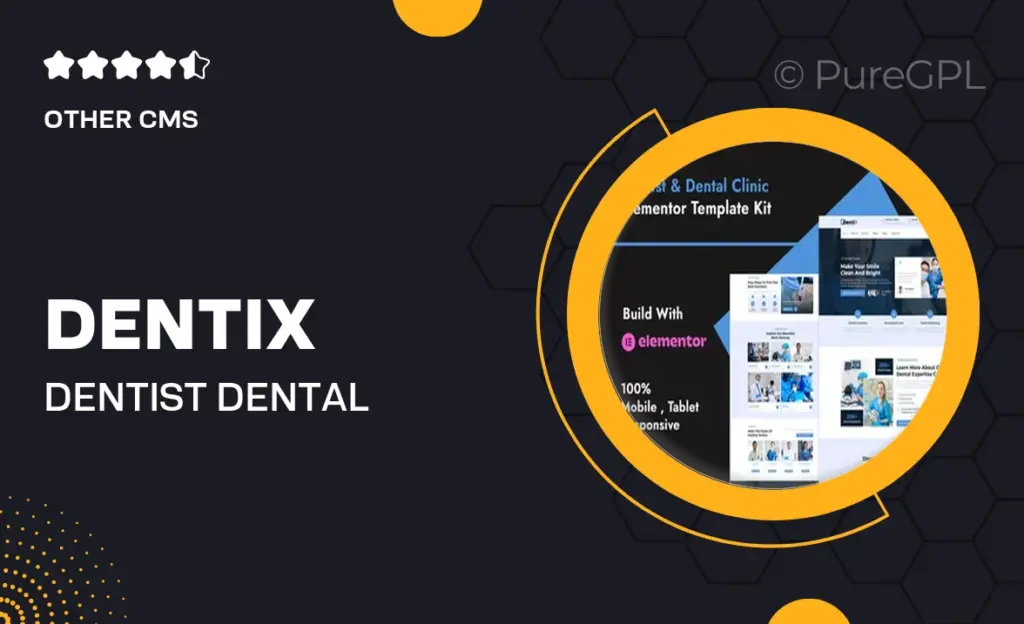 DentiX – Dentist & Dental Clinic Elementor Template Kit 11 DentiX – Dentist & Dental Clinic Elementor Template Kit
