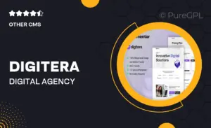 Digitera – Digital Agency Elementor Pro Template Kit