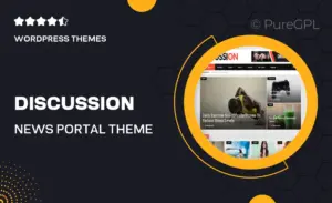 Discussion – News Portal Theme
