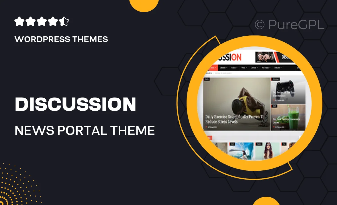 Discussion – News Portal Theme