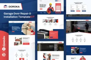 Doroka | Garage Door Repair Elementor Template Kit