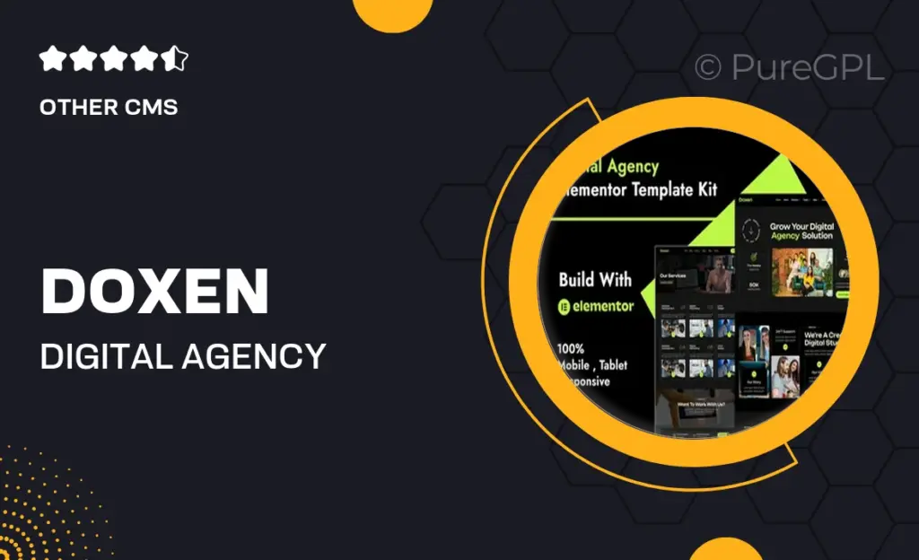 Doxen – Digital Agency Elementor Template Kit 13 Doxen – Digital Agency Elementor Template Kit