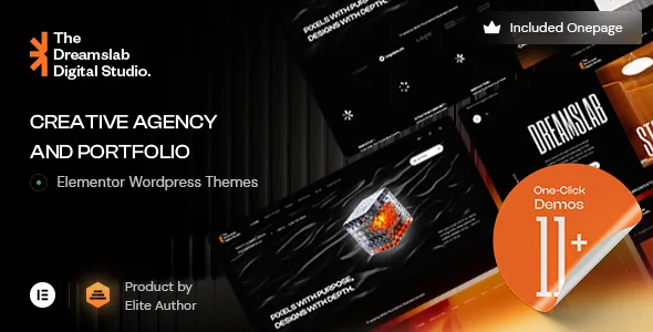dreamslab creative portfolio agency wordpress theme 1