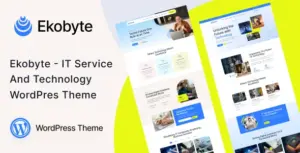 Ekobyte – IT Service & Technology WordPress Theme