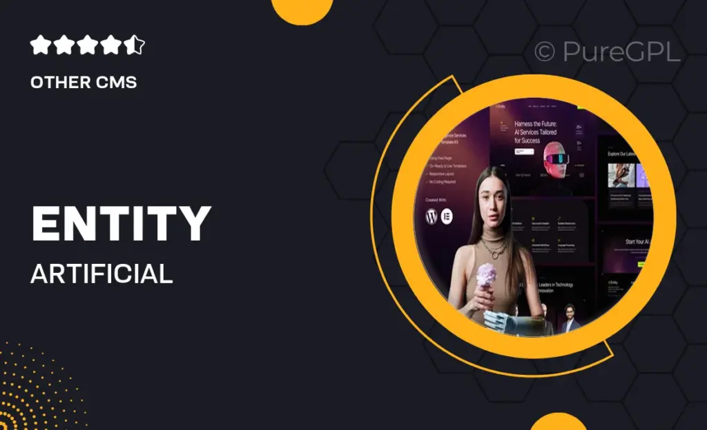 Entity – Artificial Intelligence Services Elementor Template Kit 14 Entity – Artificial Intelligence Services Elementor Template Kit