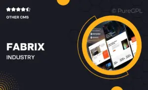 Fabrix – Industry & Manufacturing Elementor Template Kit