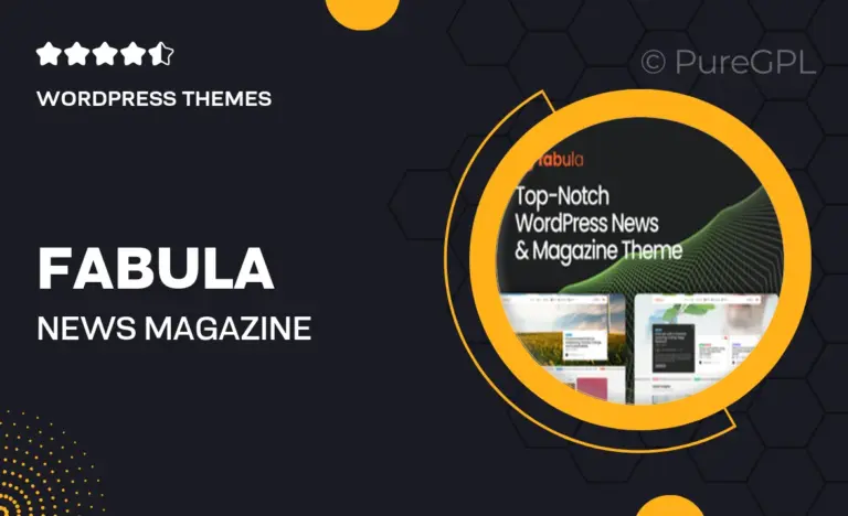 fabula news magazine wordpress theme