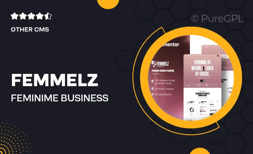 Femmelz – Feminime Business Coaching Elementor Template Kit 16 Femmelz – Feminime Business Coaching Elementor Template Kit