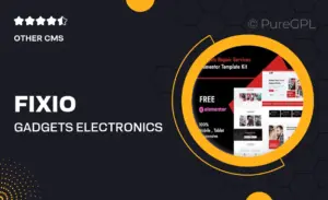 Fixio – Gadgets & Electronics Repair Services Elementor Template Kit