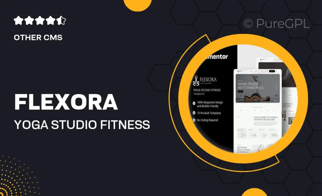 Flexora – Yoga Studio Fitness Elementor Template Kit 5 Flexora – Yoga Studio Fitness Elementor Template Kit