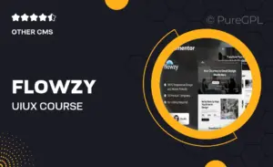 Flowzy – UI/UX Course & Services Elementor Template Kit