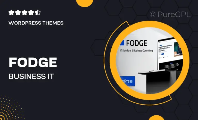 fodge business it solutions wordpress theme