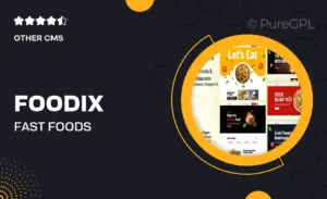 Foodix – Fast Foods & Restaurants Elementor Template Kit
