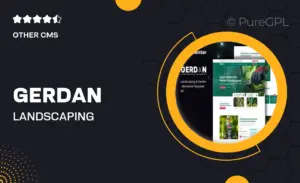 Gerdan – Landscaping & Gardening Elementor Template Kit