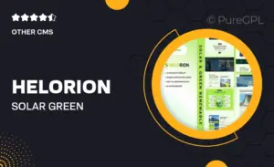 Helorion – Solar & Green Renewable Energy Company Elementor Template Kit