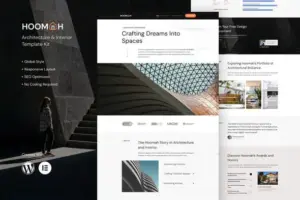 Hoomah – Architecture & Design Interior Elementor Pro Template Kit