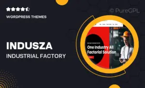 Indusza – Industrial & Factory WordPress