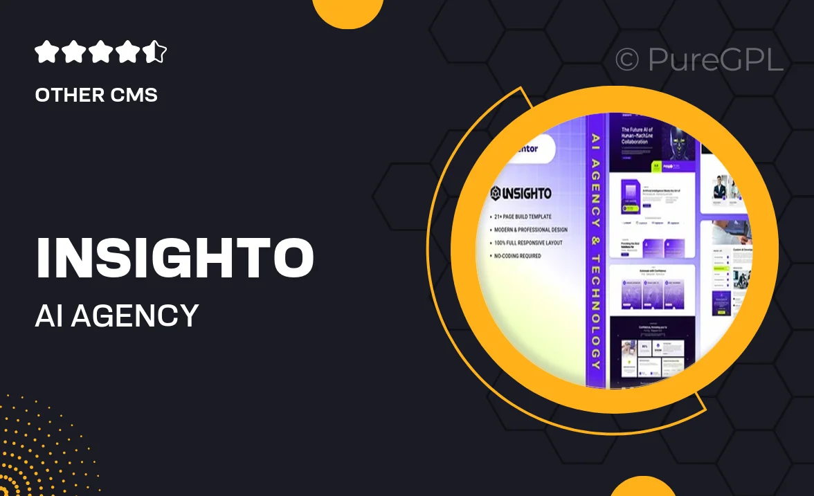 Insighto – AI Agency & Technology Elementor Template Kit