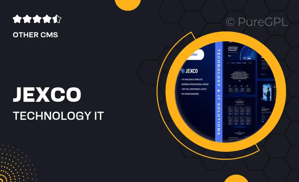 Jexco – Technology & IT Solutions Elementor Template Kit 42 Jexco – Technology & IT Solutions Elementor Template Kit