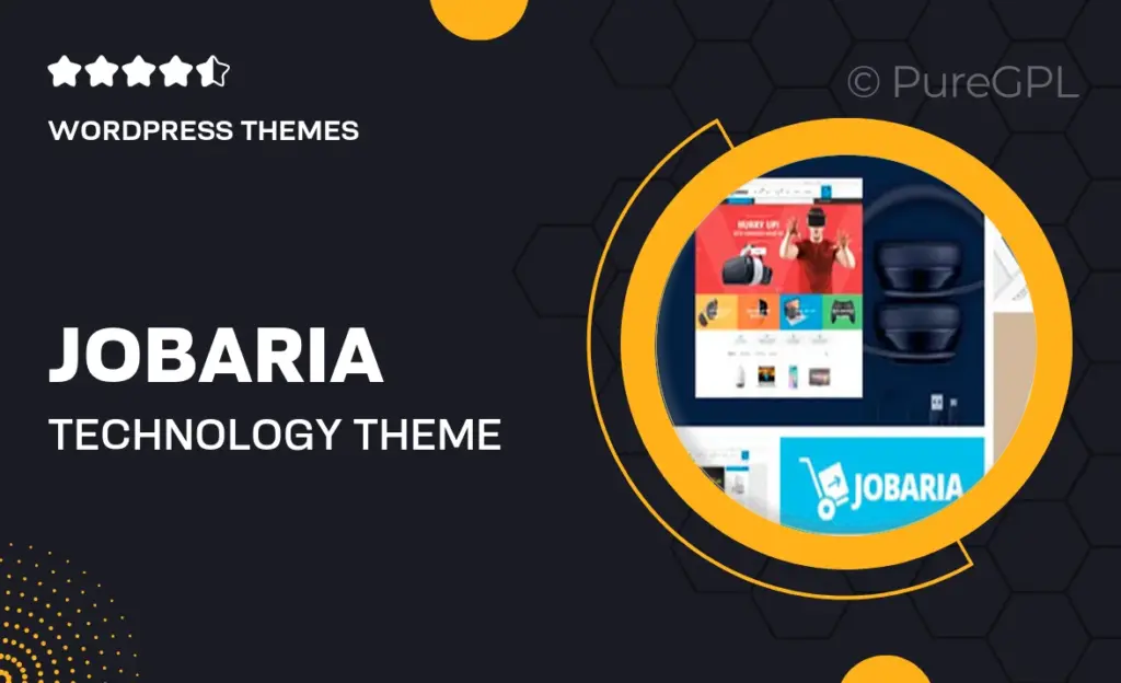 Jobaria – Technology Theme for WooCommerce WordPress 1 Jobaria – Technology Theme for WooCommerce WordPress