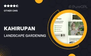 Kahirupan – Landscape & Gardening Elementor Template Kit
