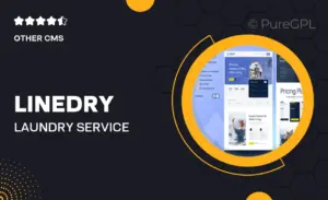 Linedry – Laundry Service Elementor Template Kit