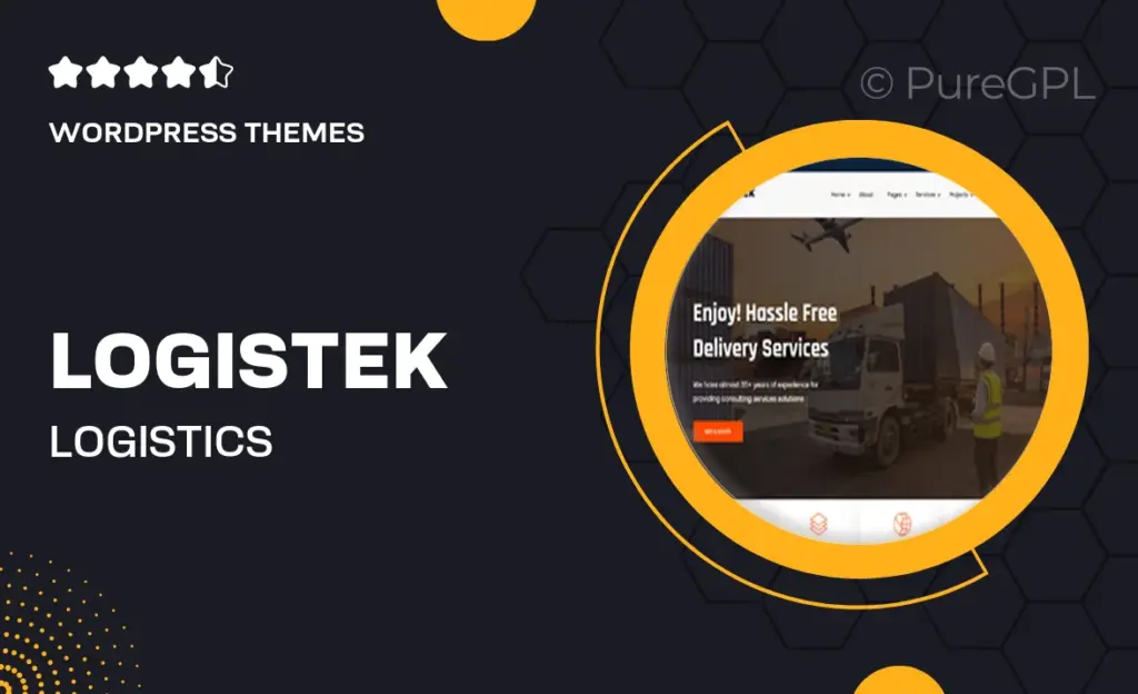 Logistek – Logistics & Transportation WordPress Theme