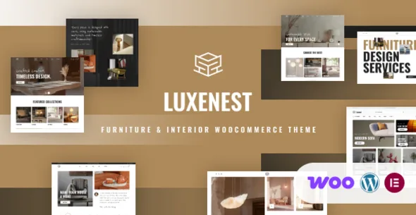 luxenest furniture interior woocommerce wordpress theme 1
