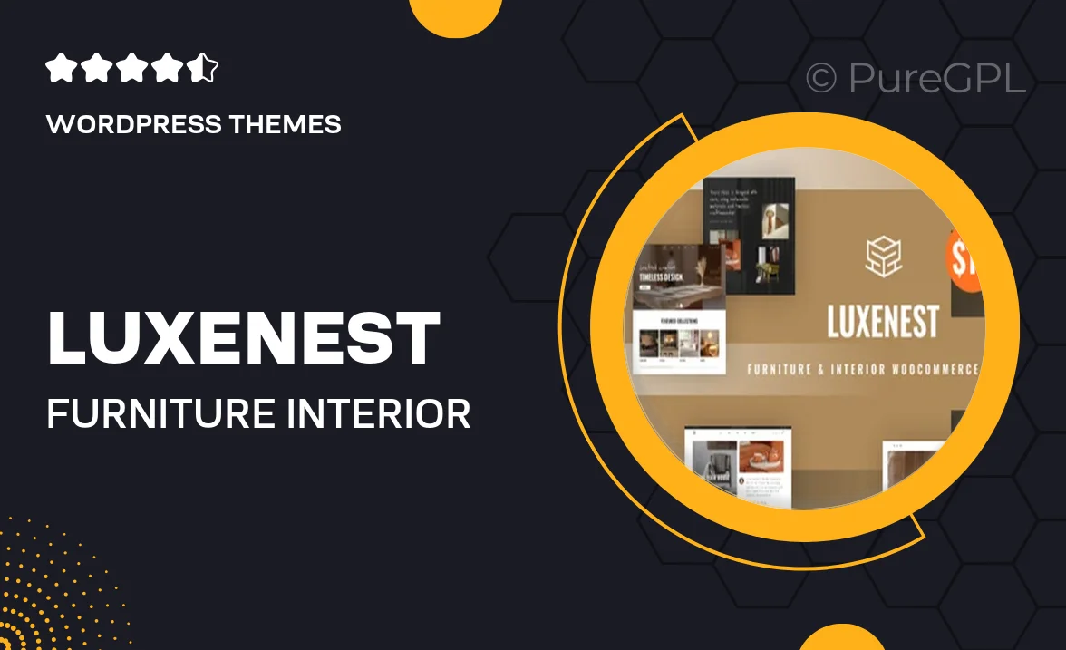 LuxeNest – Furniture & Interior WooCommerce WordPress Theme