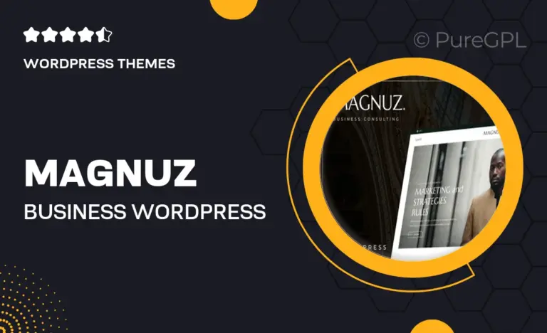 magnuz business wordpress theme