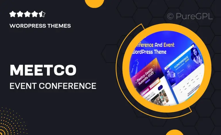 meetco event conference wordpress theme