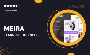 Meira – Feminime Business Coaching Elementor Template Kits